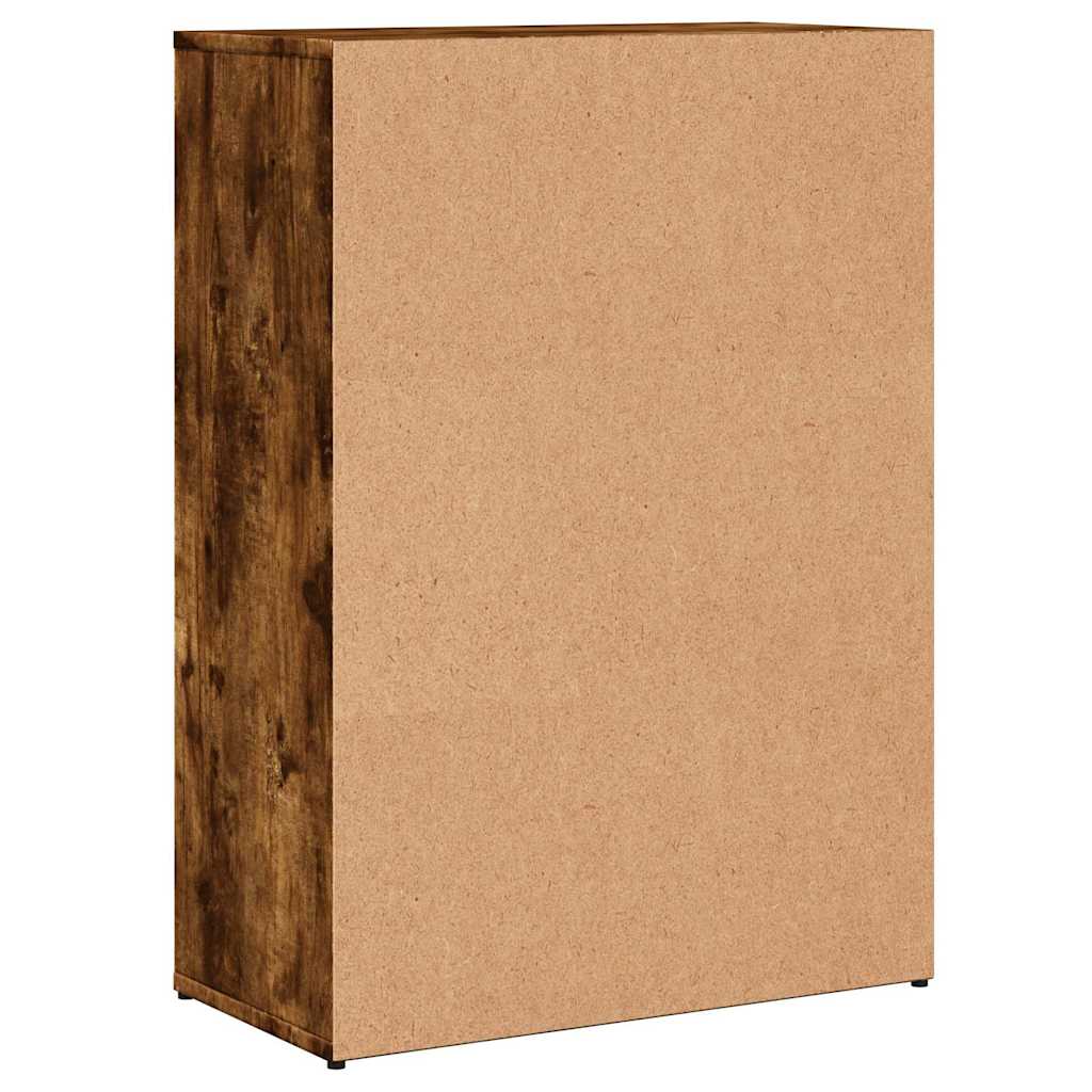Sideboards 2 pcs Smoked Oak 60x30x84 cm Engineered Wood