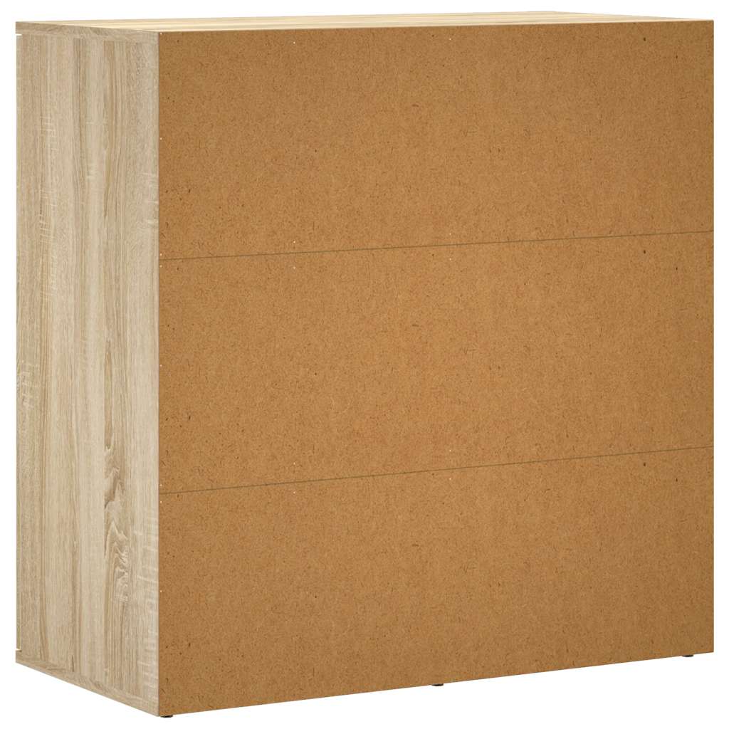 Sideboards 2 pcs Sonoma Oak 79x38x80 cm Engineered Wood