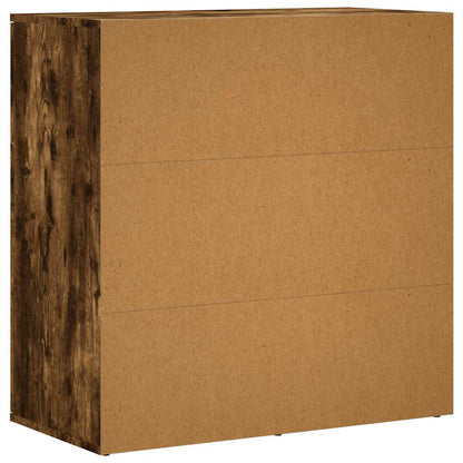 Sideboards 2 pcs Smoked Oak 79x38x80 cm Engineered Wood