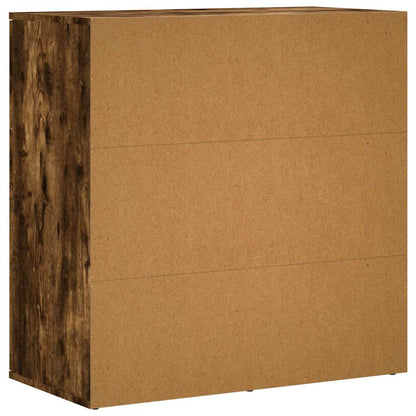 Sideboards 2 pcs Smoked Oak 79x38x80 cm Engineered Wood