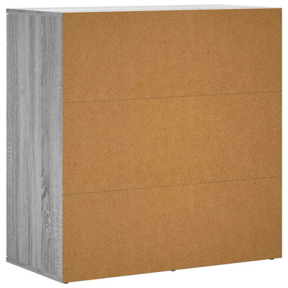 Sideboards 2 pcs Grey Sonoma 79x38x80 cm Engineered Wood