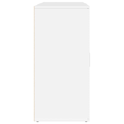 Sideboards 3 pcs White Engineered Wood
