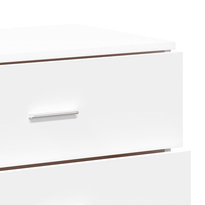 Sideboards 3 pcs White Engineered Wood