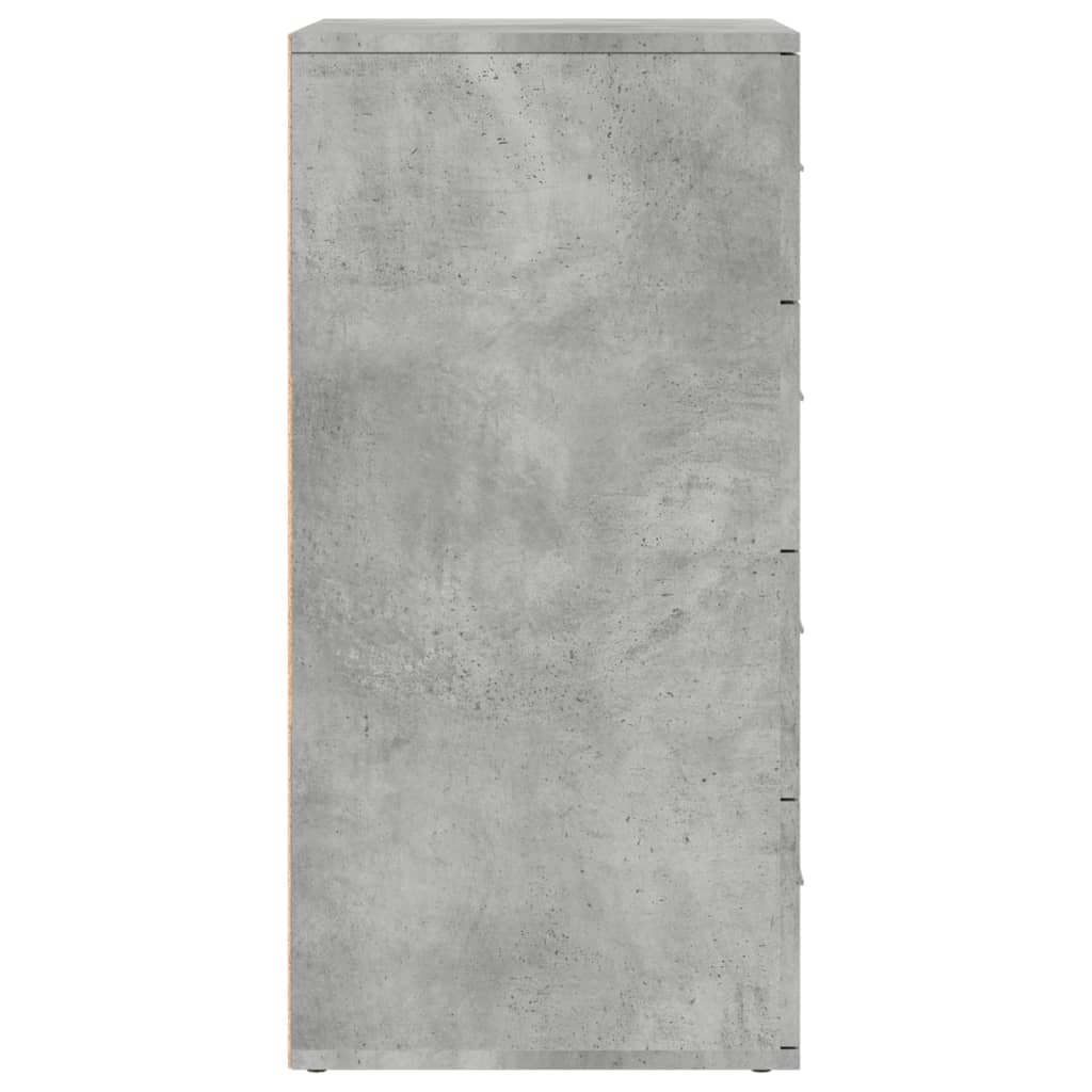 Sideboards 3 pcs Concrete Grey Engineered Wood