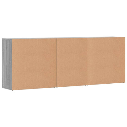 Sideboards 3 pcs Grey Sonoma Engineered Wood