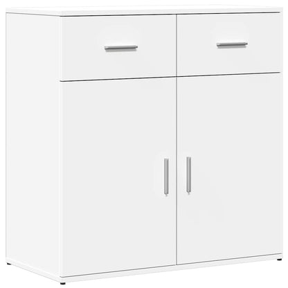 Sideboards 2 pcs White 79x38x80 cm Engineered Wood