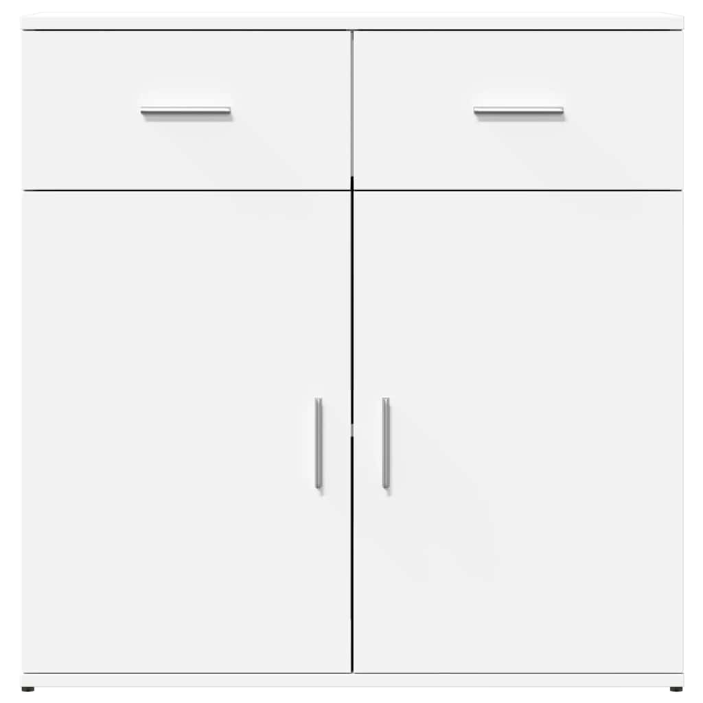 Sideboards 2 pcs White 79x38x80 cm Engineered Wood