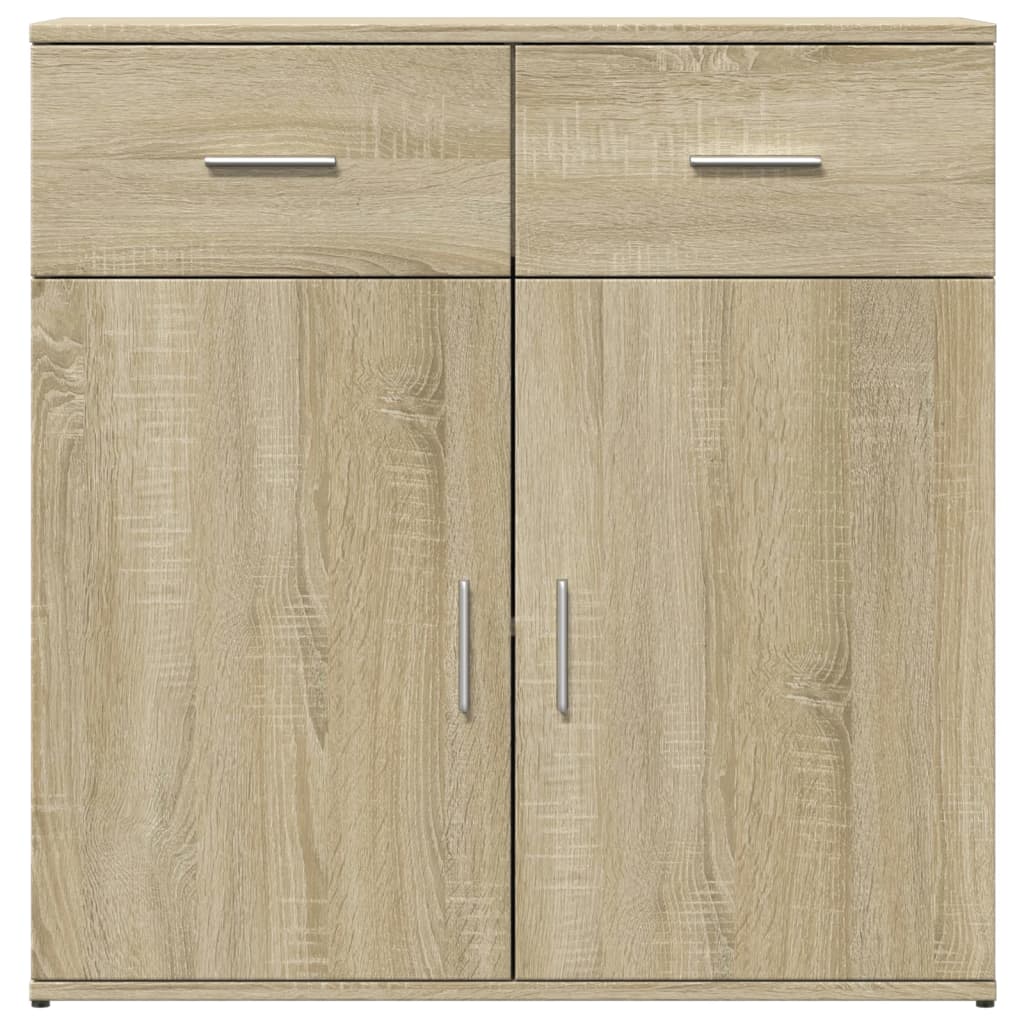 Sideboards 2 pcs Sonoma Oak 79x38x80 cm Engineered Wood