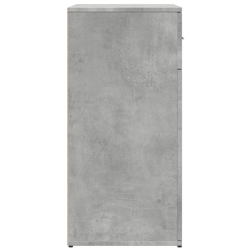 Sideboards 2 pcs Concrete Grey 79x38x80 cm Engineered Wood