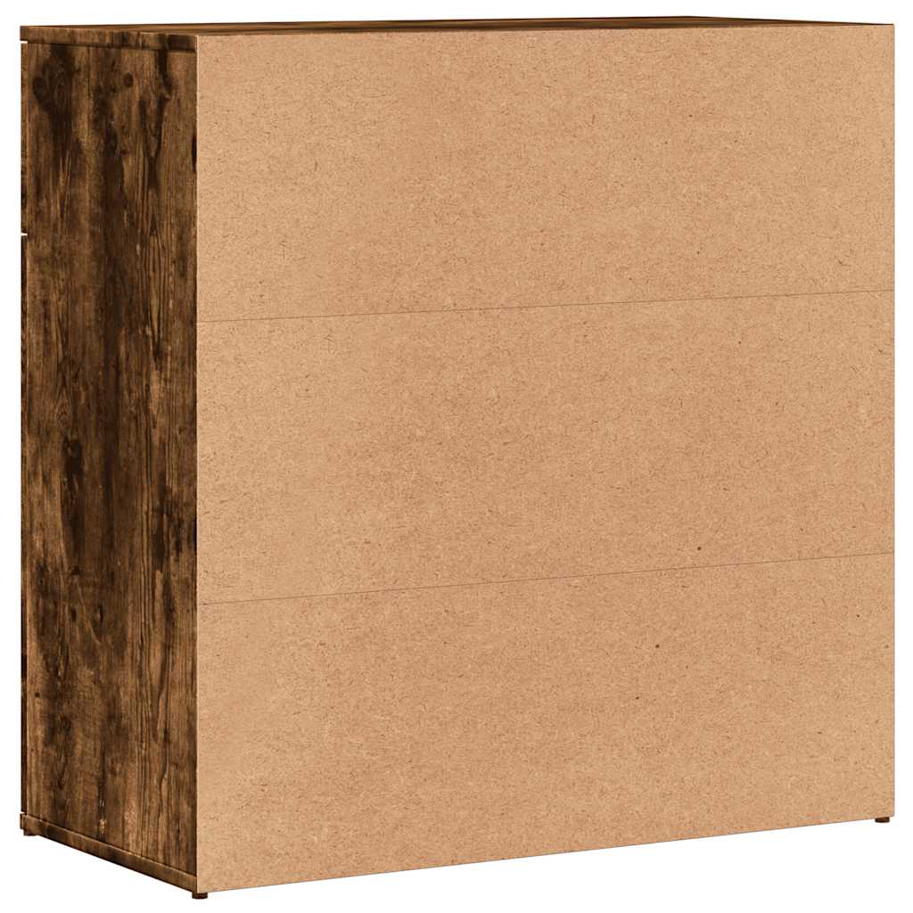 Sideboards 2 pcs Smoked Oak 79x38x80 cm Engineered Wood