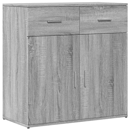 Sideboards 2 pcs Grey Sonoma 79x38x80 cm Engineered Wood