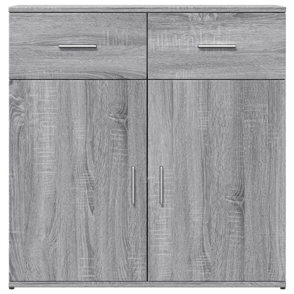 Sideboards 2 pcs Grey Sonoma 79x38x80 cm Engineered Wood
