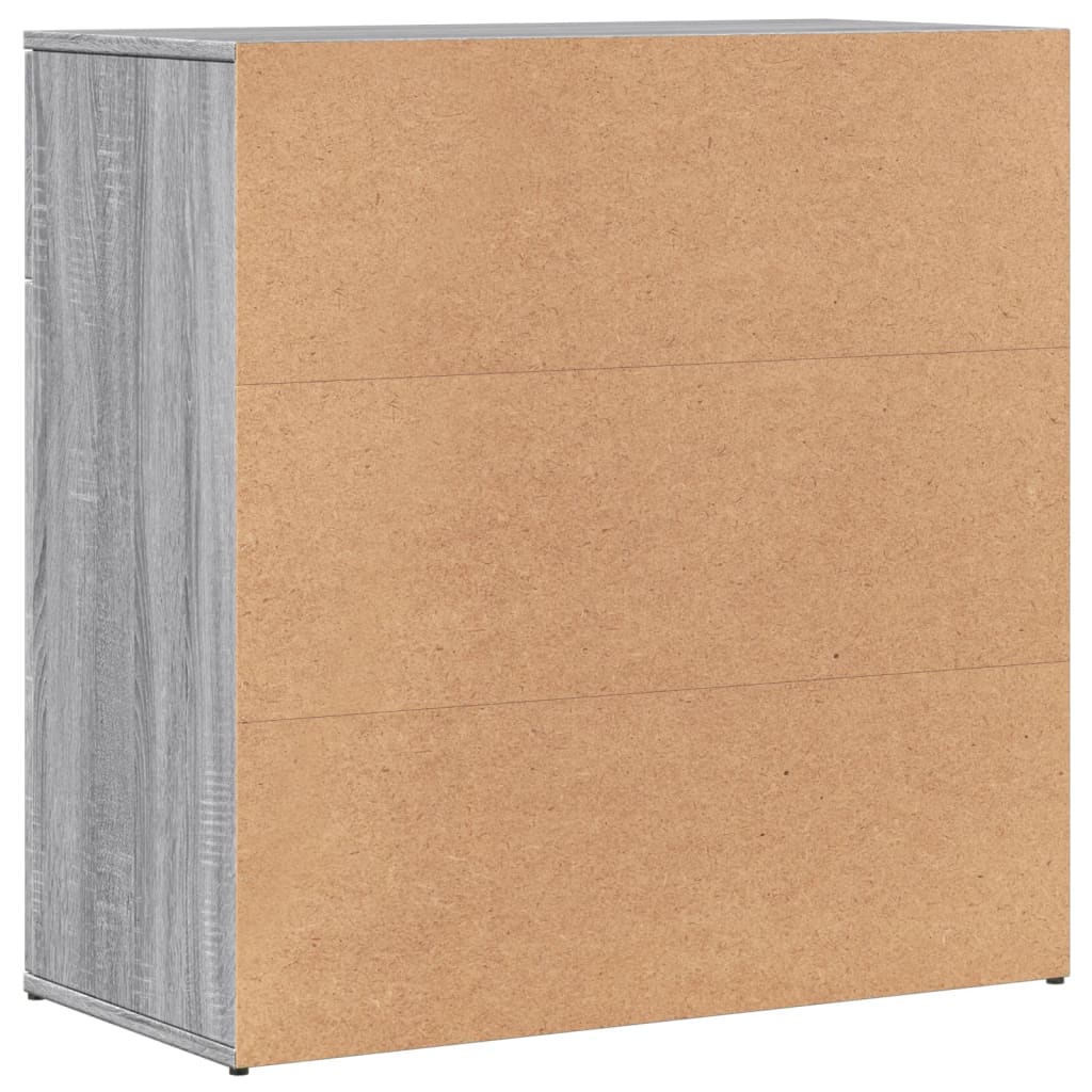 Sideboards 2 pcs Grey Sonoma 79x38x80 cm Engineered Wood