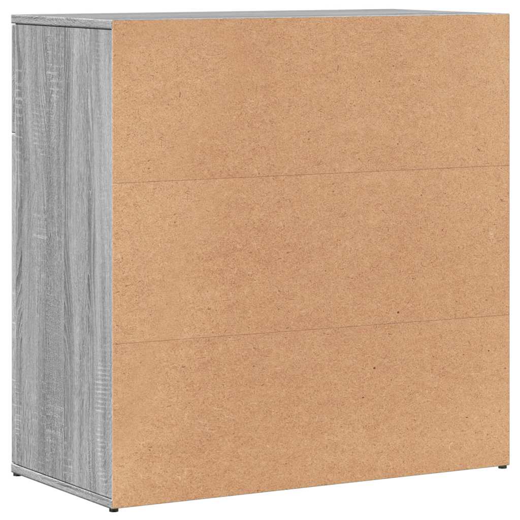 Sideboards 2 pcs Grey Sonoma 79x38x80 cm Engineered Wood