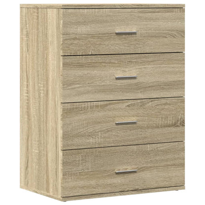 Sideboards 2 pcs Sonoma Oak 60x39x80 cm Engineered Wood