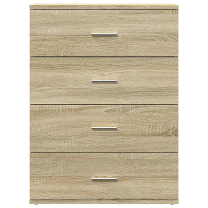 Sideboards 2 pcs Sonoma Oak 60x39x80 cm Engineered Wood