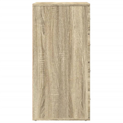 Sideboards 2 pcs Sonoma Oak 60x39x80 cm Engineered Wood
