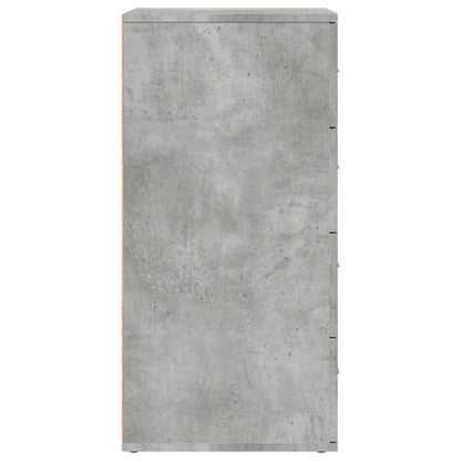 Sideboards 2 pcs Concrete Grey 60x39x80 cm Engineered Wood