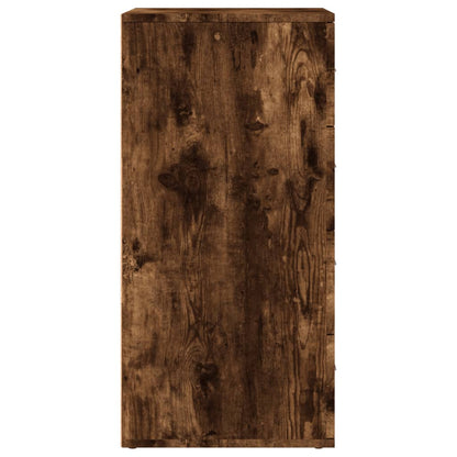 Sideboards 2 pcs Smoked Oak 60x39x80 cm Engineered Wood