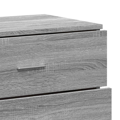 Sideboards 2 pcs Grey Sonoma 60x39x80 cm Engineered Wood