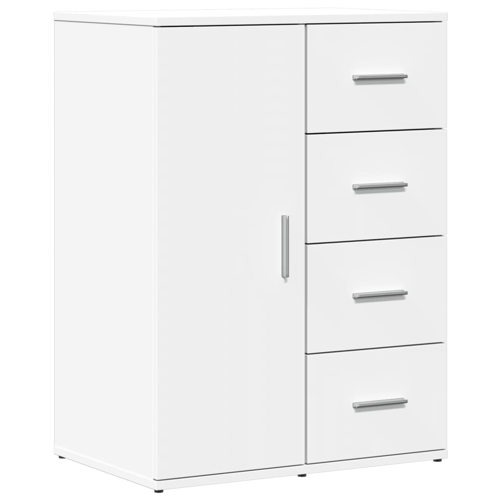 Sideboards 2 pcs White 59x39x80 cm Engineered Wood