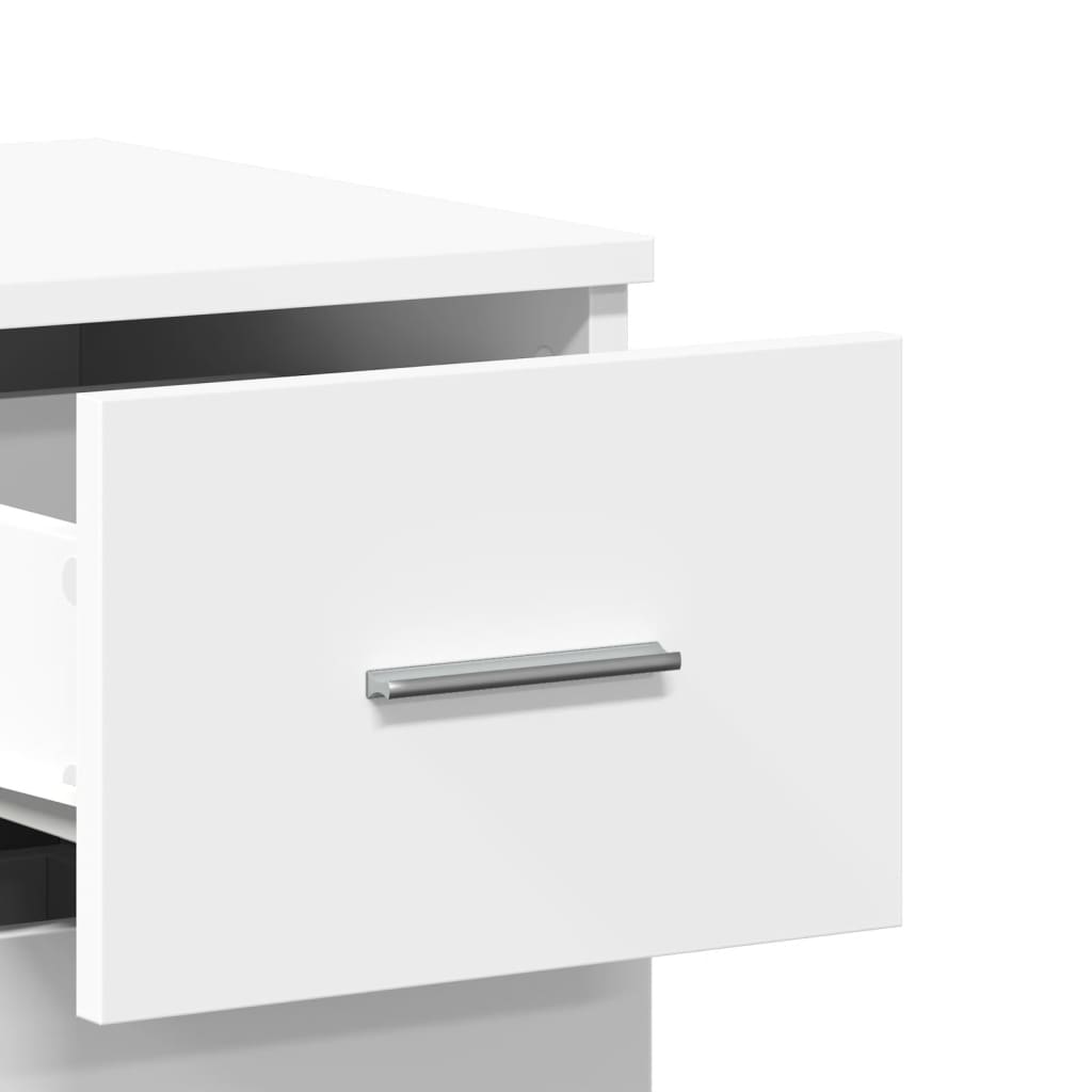 Sideboards 2 pcs White 59x39x80 cm Engineered Wood
