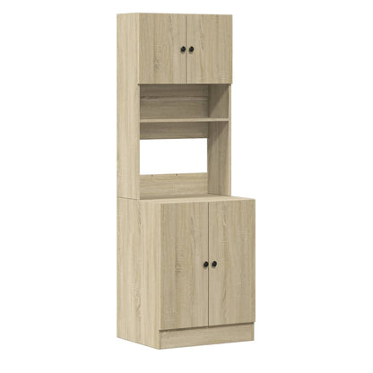 Kitchen Cabinet Sonoma Oak 60x50x180 cm Engineered Wood