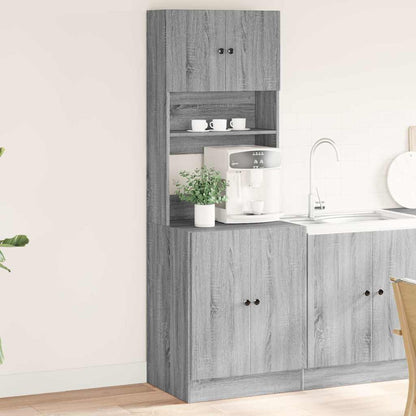 Kitchen Cabinet Grey Sonoma 60x50x180 cm Engineered Wood