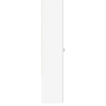 File Cabinet White 60x32x153 cm Engineered Wood