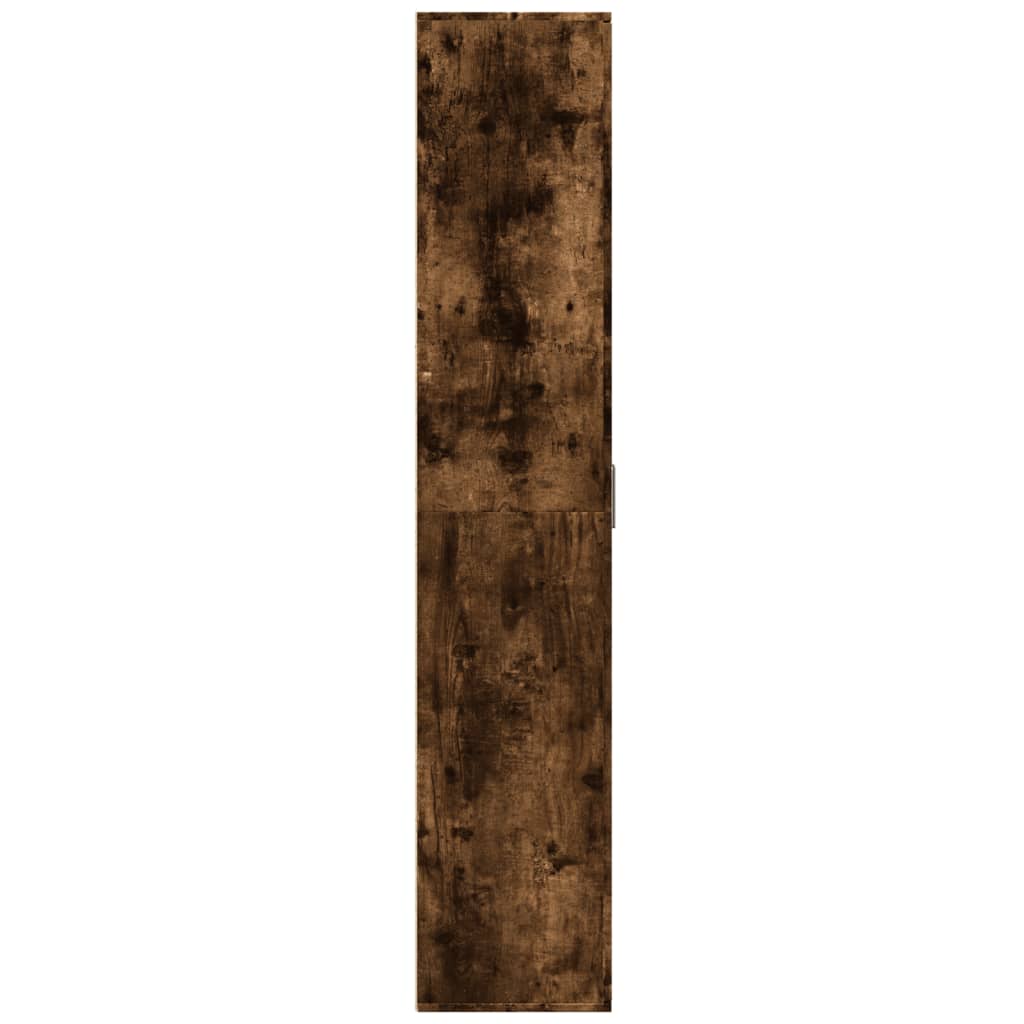 Highboard Smoked Oak 80x35x180 cm Engineered Wood