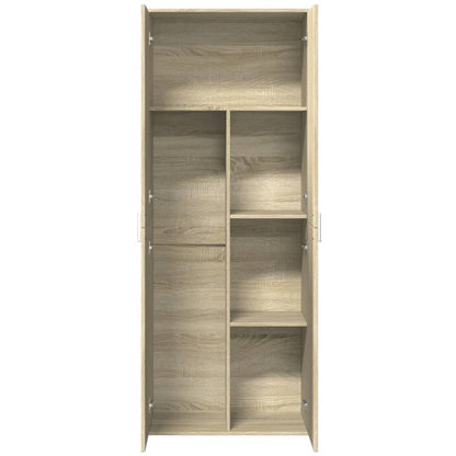Highboard Sonoma Oak 70x35x180 cm Engineered Wood