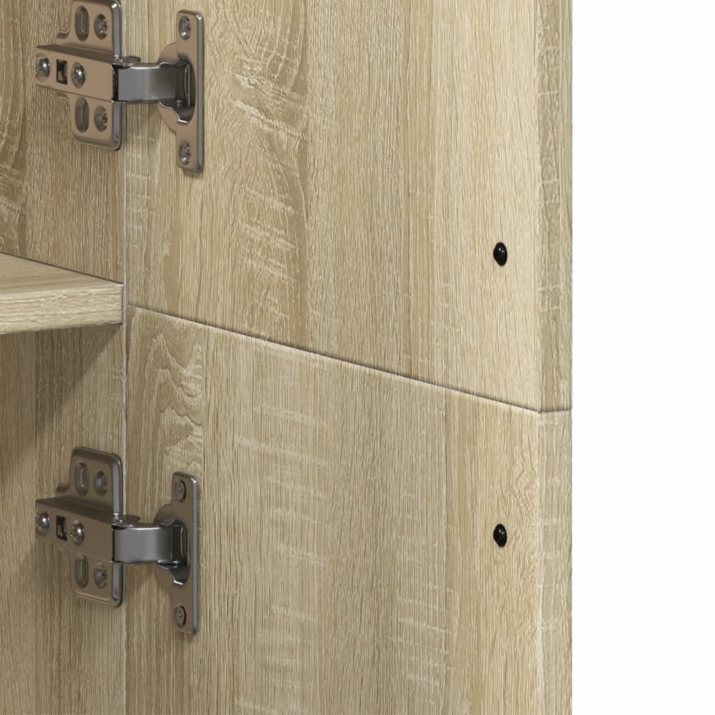 Highboard Sonoma Oak 70x35x180 cm Engineered Wood