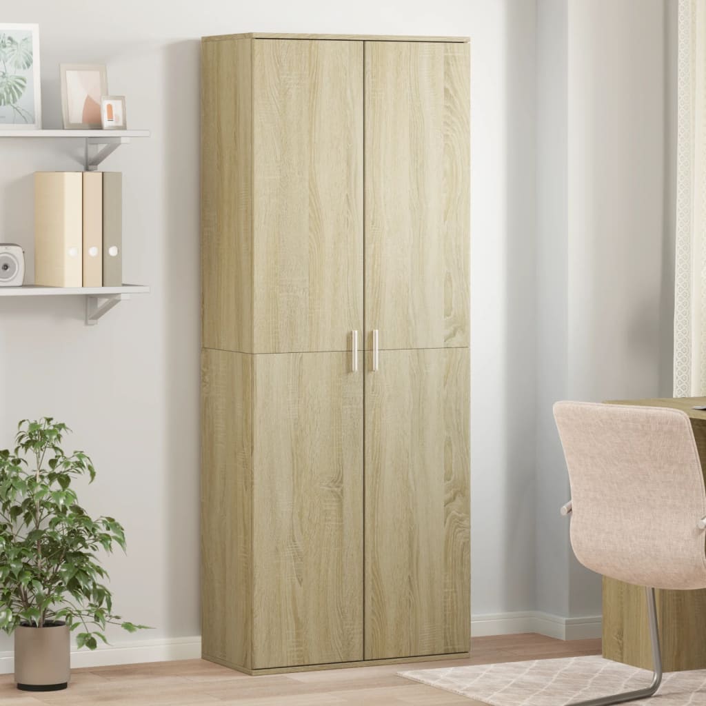 Highboard Sonoma Oak 70x35x180 cm Engineered Wood