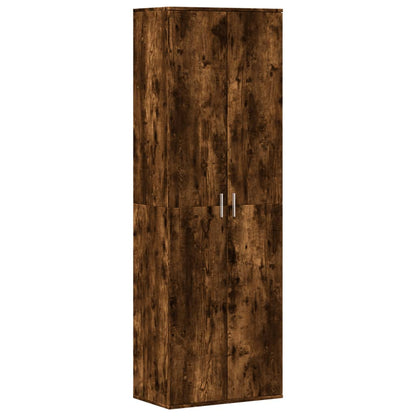 Highboard Smoked Oak 60x35x180 cm Engineered Wood