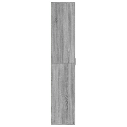 Highboard Grey Sonoma 60x35x180 cm Engineered Wood