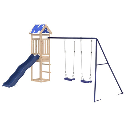 Outdoor Playset Solid Wood Pine