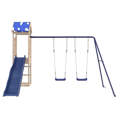 Outdoor Playset Solid Wood Pine