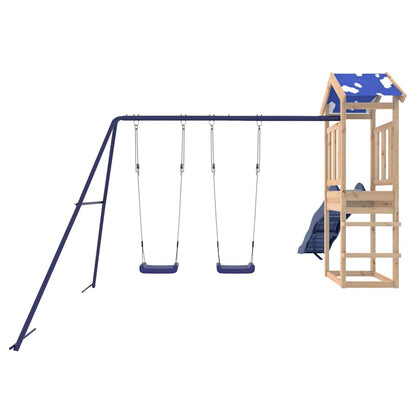 Outdoor Playset Solid Wood Pine
