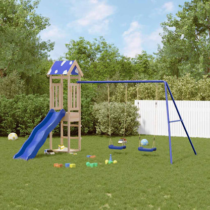 Outdoor Playset Solid Wood Pine