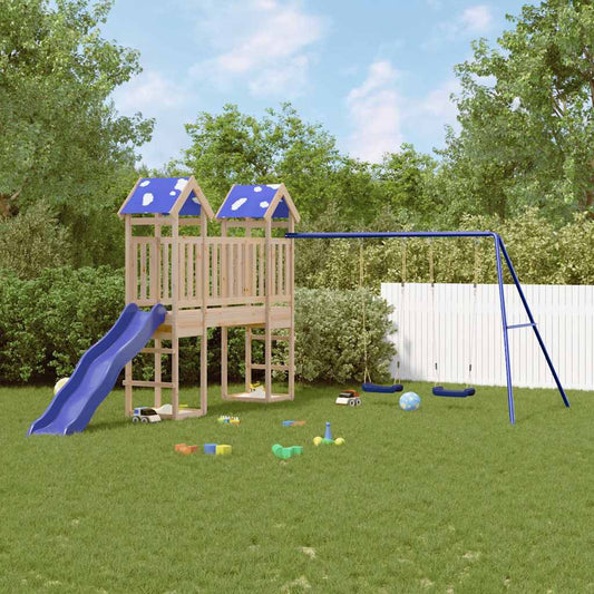 Outdoor Playset Solid Wood Pine