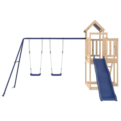 Outdoor Playset Solid Wood Pine