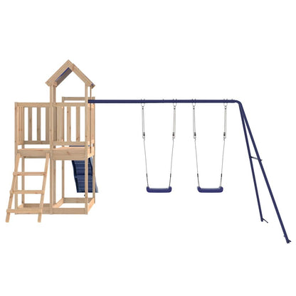 Outdoor Playset Solid Wood Pine