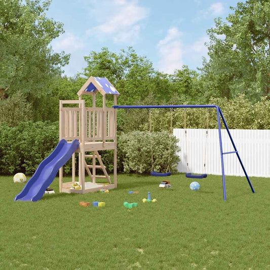 Outdoor Playset Solid Wood Pine
