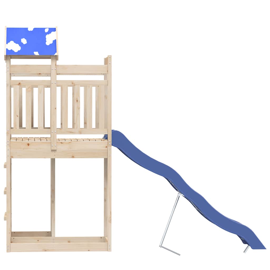 Outdoor Playset Solid Wood Pine