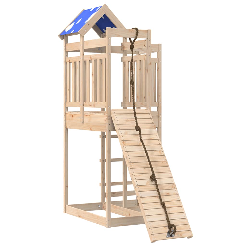 Outdoor Playset Solid Wood Pine