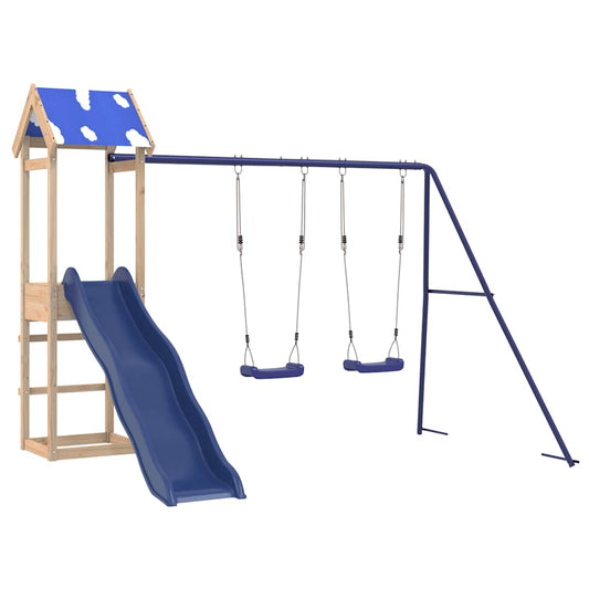 Outdoor Playset Solid Wood Pine