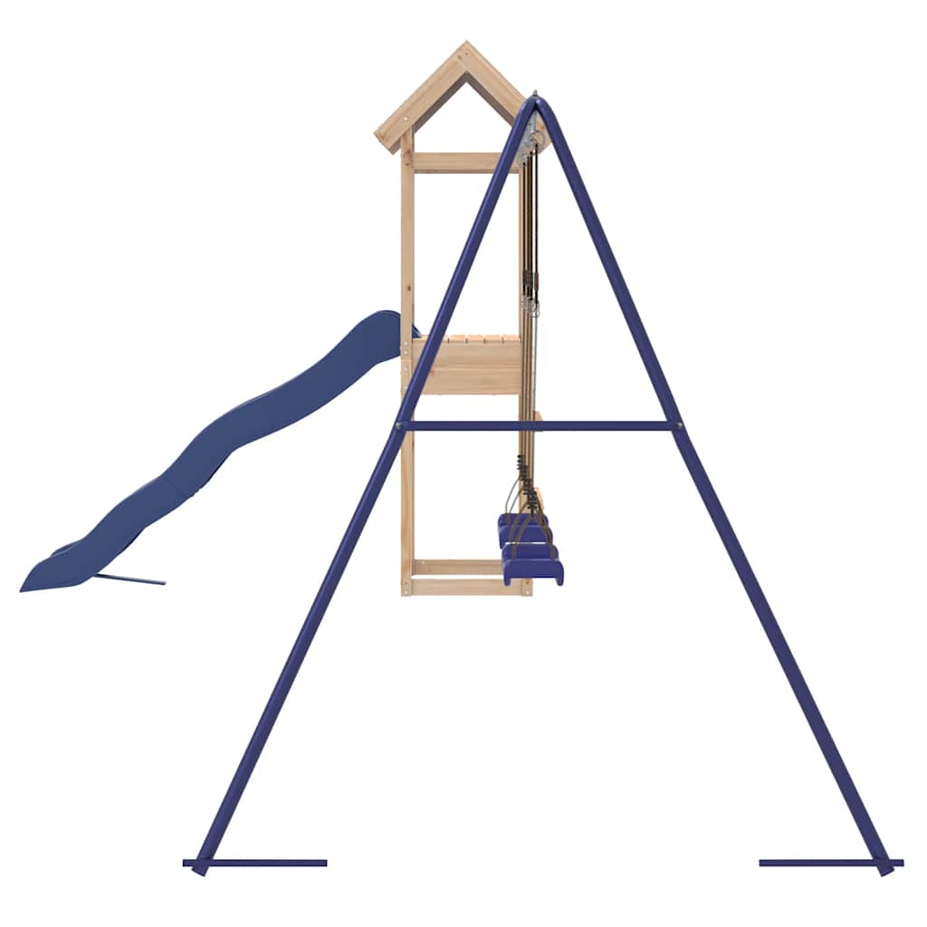 Outdoor Playset Solid Wood Pine