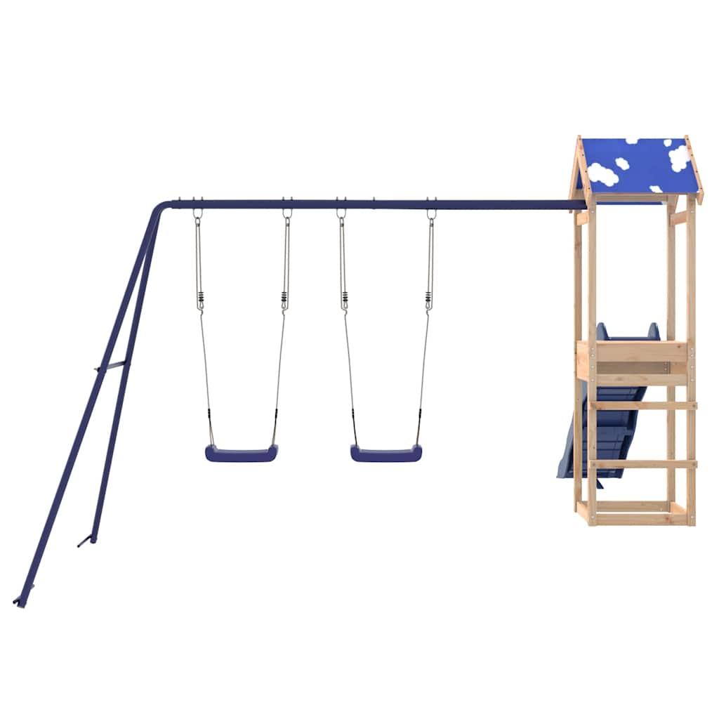 Outdoor Playset Solid Wood Pine