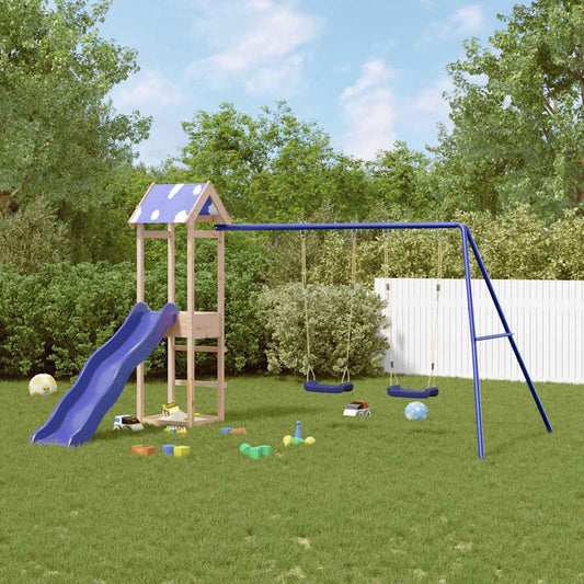 Outdoor Playset Solid Wood Pine