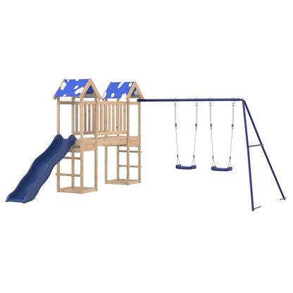 Outdoor Playset Solid Wood Pine
